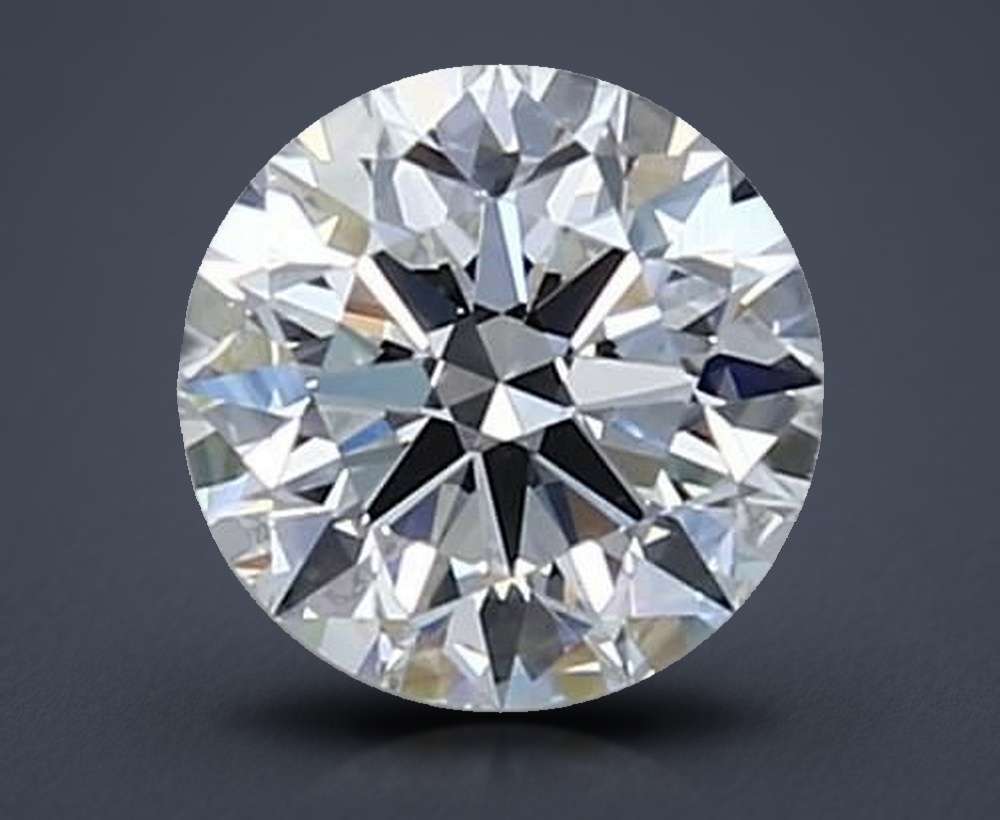 0.66ct G VVS2 Rare Carat Ideal Cut Round Diamond