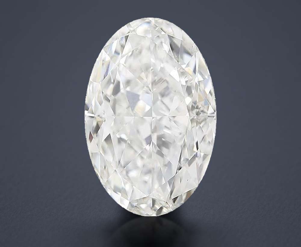 10.59ct F VVS2 Rare Carat Ideal Cut Oval Lab Grown Diamond