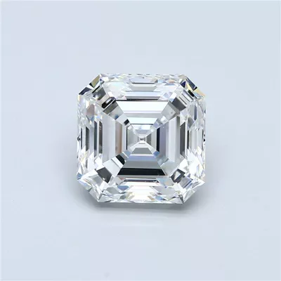 4.61ct E VS2 Rare Carat Ideal Cut Asscher Diamond