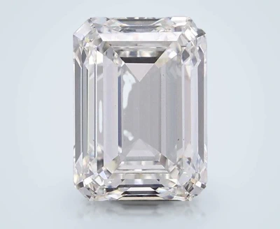 5.01ct H VS2 Rare Carat Ideal Cut Emerald Lab Grown Diamond