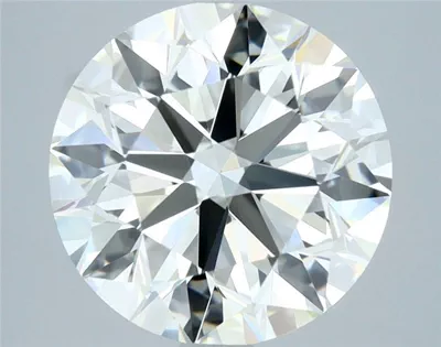 3.98ct J IF Excellent Cut Round Diamond