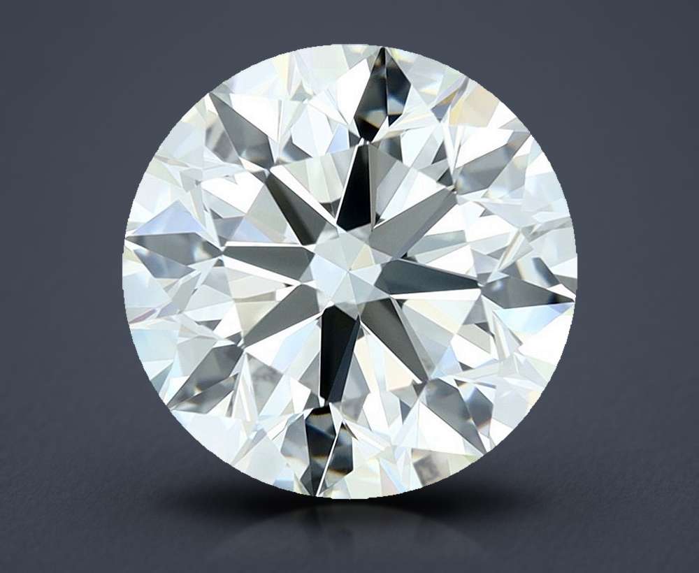 3.98ct J IF Excellent Cut Round Diamond