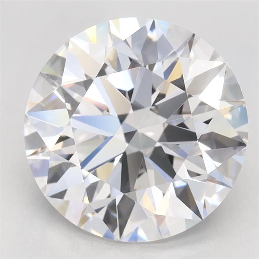 2.92ct D VVS1 Rare Carat Ideal Cut Round Lab Grown Diamond