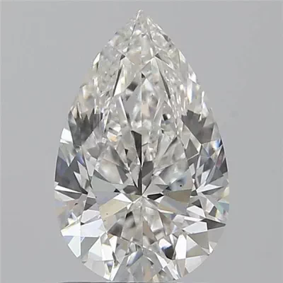 1.37ct F VS2 Very Good Cut Pear Lab Grown Diamond