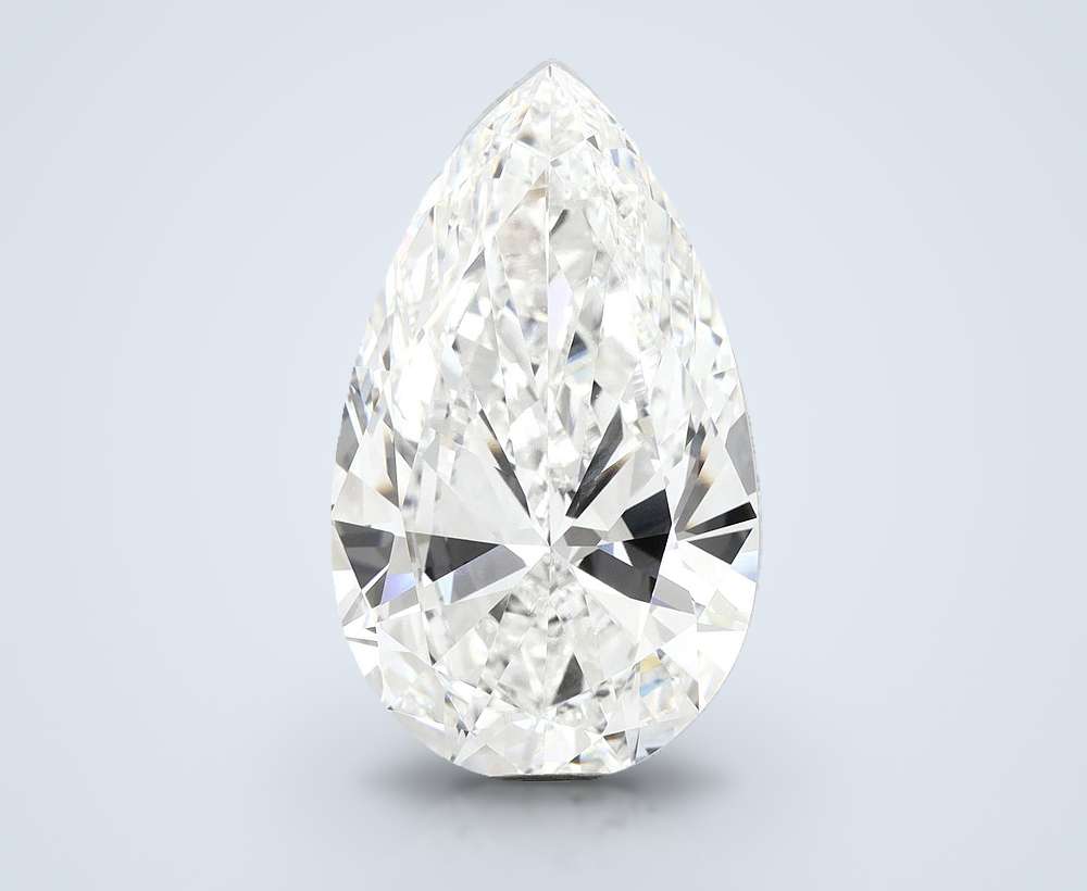 15.00ct F VVS2 Rare Carat Ideal Cut Pear Lab Grown Diamond