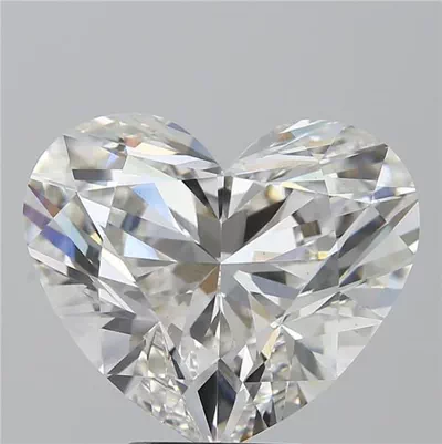 5.21ct G VS1 Rare Carat Ideal Cut Heart Lab Grown Diamond