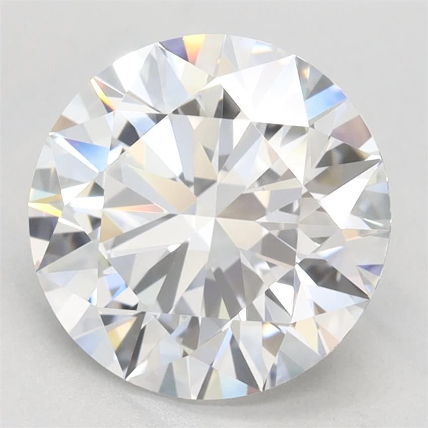 2.69ct D VVS1 Rare Carat Ideal Cut Round Lab Grown Diamond