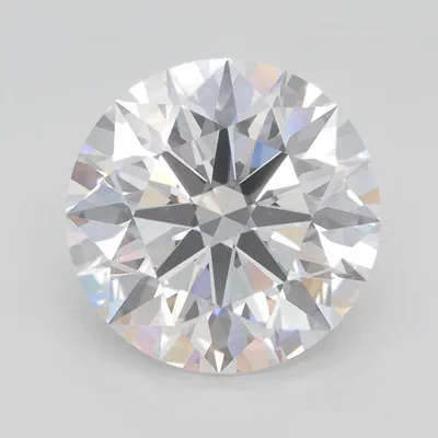 4.51ct D VVS2 Rare Carat Ideal Cut Round Lab Grown Diamond