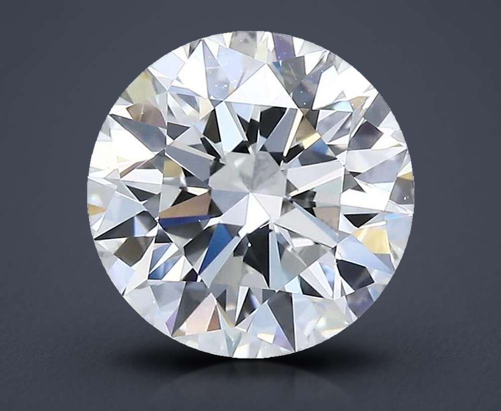 2.43ct G VS1 Rare Carat Ideal Cut Round Diamond