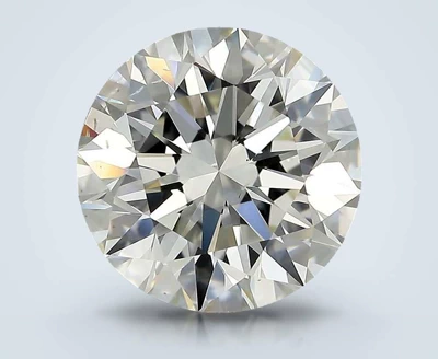 3.32ct J SI1 Rare Carat Ideal Cut Round Diamond