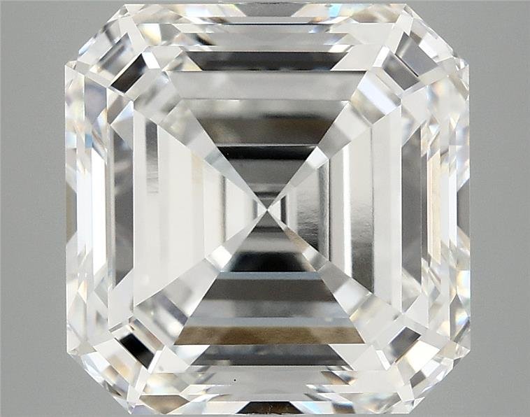 7.02ct F VS2 Rare Carat Ideal Cut Asscher Lab Grown Diamond
