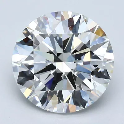 3.41ct H VS1 Rare Carat Ideal Cut Round Diamond