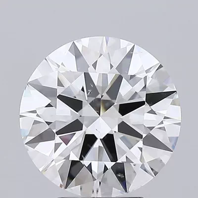 4.03ct H SI1 Excellent Cut Round Diamond
