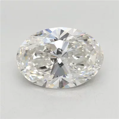 3.09ct F VS1 Rare Carat Ideal Cut Oval Lab Grown Diamond