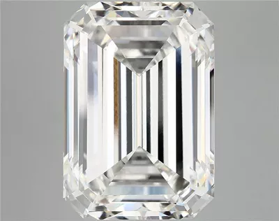 13.02ct F VVS2 Rare Carat Ideal Cut Emerald Lab Grown Diamond