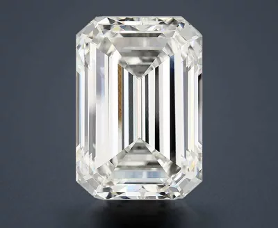 13.02ct F VVS2 Rare Carat Ideal Cut Emerald Lab Grown Diamond
