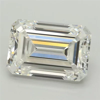 7.09ct F VS1 Excellent Cut Emerald Lab Grown Diamond