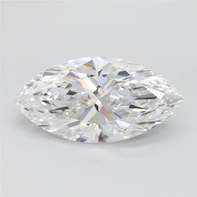 2.37ct D IF Very Good Cut Marquise Lab Grown Diamond