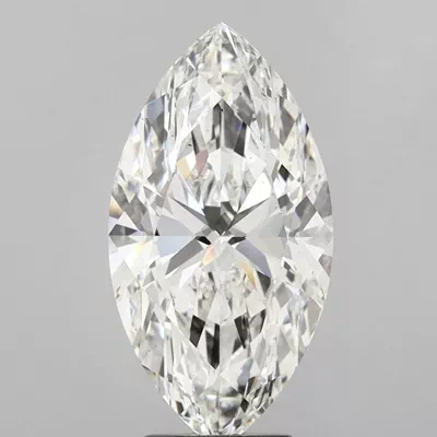 6.01ct G VS2 Rare Carat Ideal Cut Marquise Lab Grown Diamond