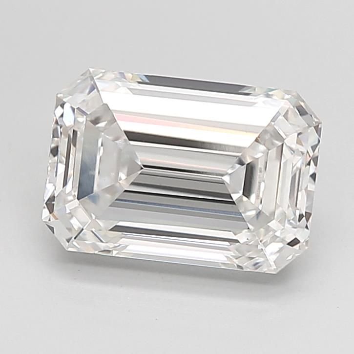 3.08ct E VS1 Rare Carat Ideal Cut Emerald Lab Grown Diamond