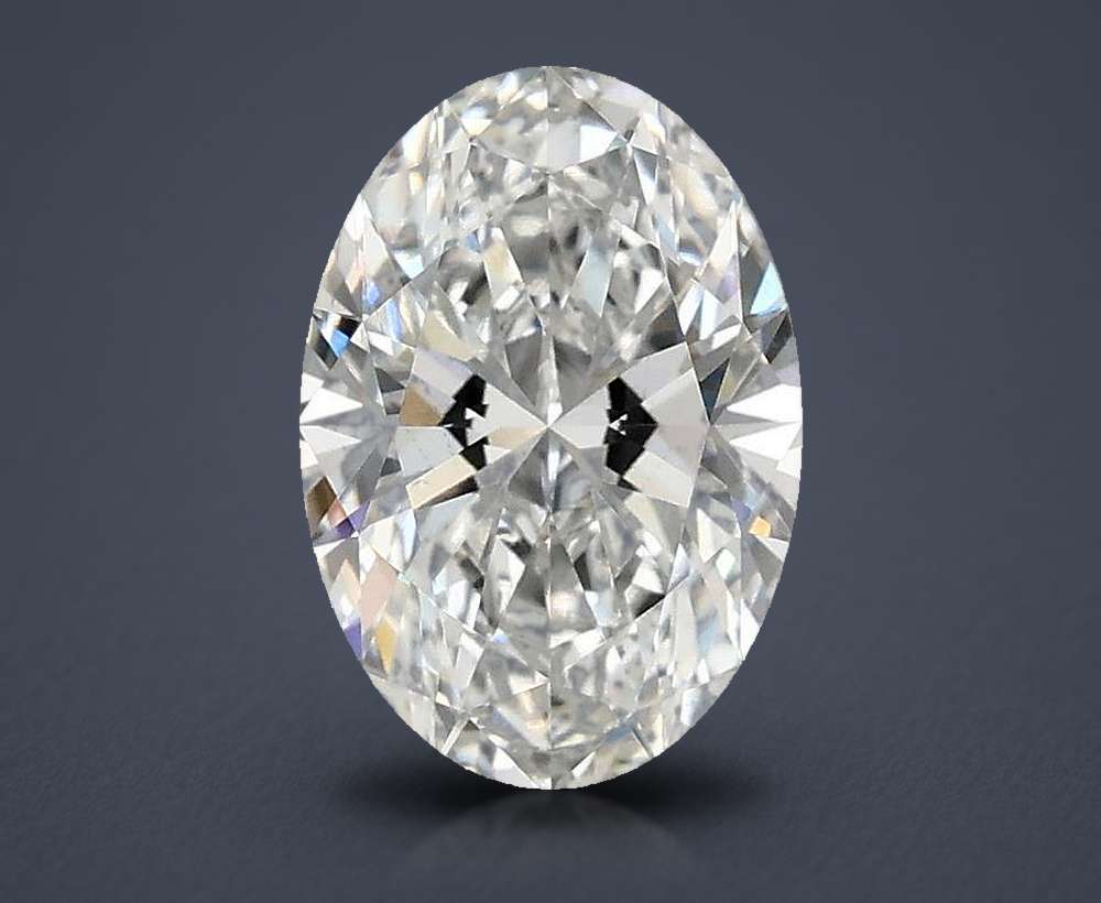 1.58ct E VS2 Rare Carat Ideal Cut Oval Lab Grown Diamond