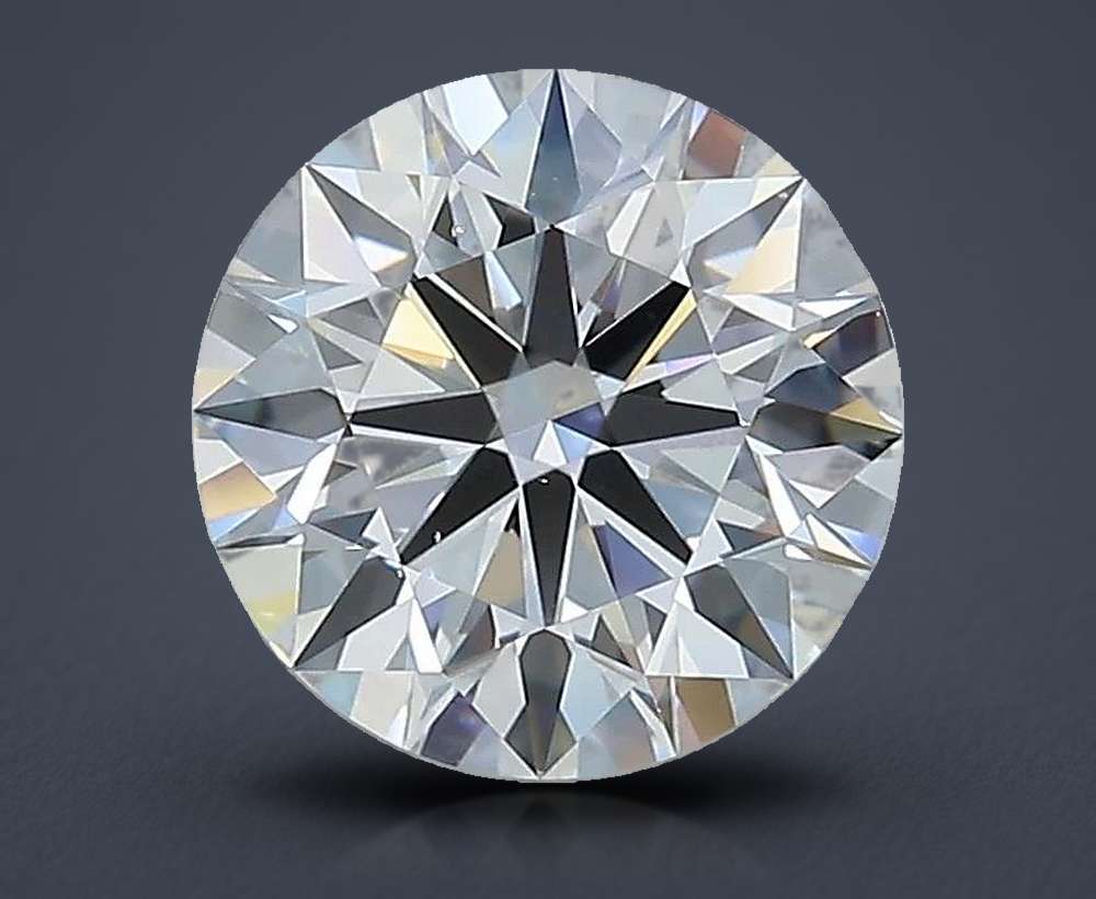 1.72ct D VS2 Rare Carat Ideal Cut Round Lab Grown Diamond