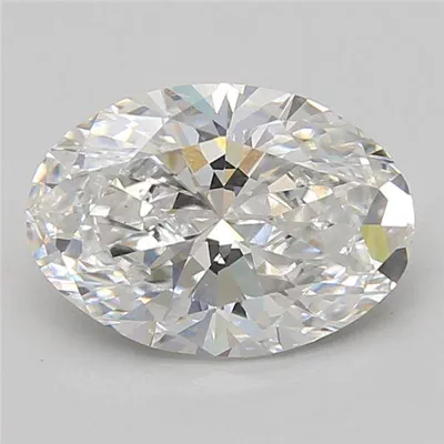 3.07ct E VVS1 Rare Carat Ideal Cut Oval Lab Grown Diamond