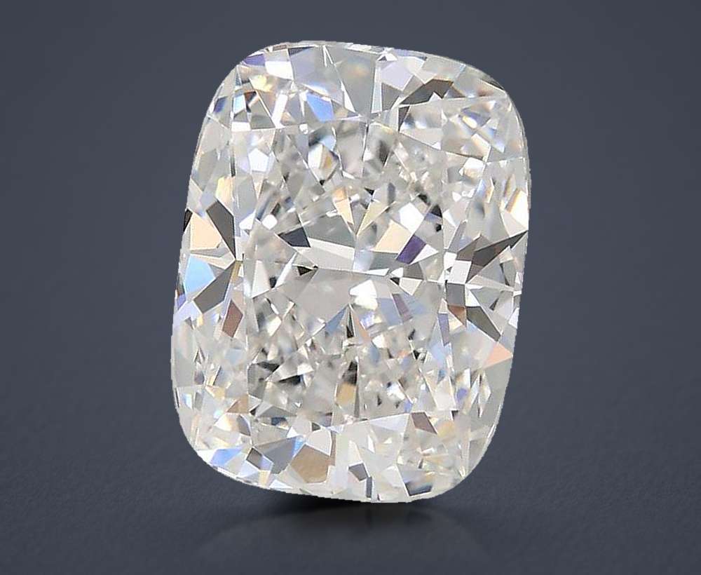 2.86ct E VVS1 Rare Carat Ideal Cut Cushion Lab Grown Diamond