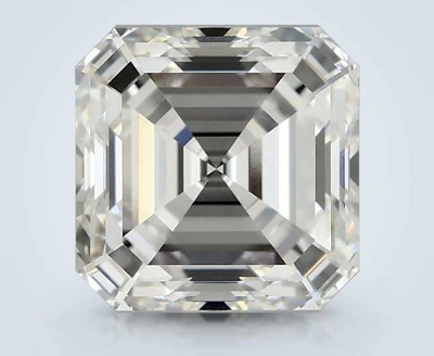 3.06ct F VVS2 Very Good Cut Asscher Lab Grown Diamond