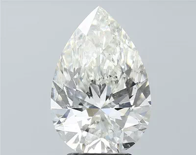 3.50ct J SI2 Rare Carat Ideal Cut Pear Diamond