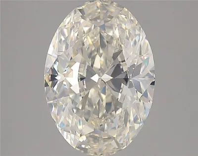 4.03ct J SI1 Rare Carat Ideal Cut Oval Diamond