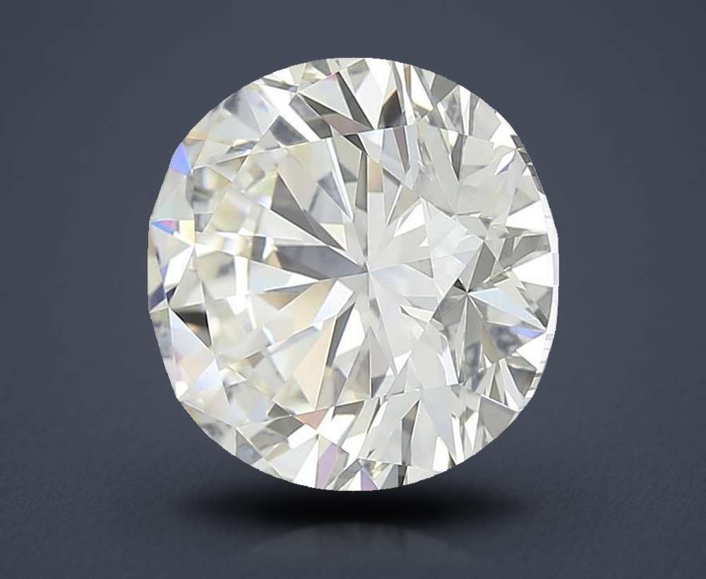 2.70ct J IF Rare Carat Ideal Cut Round Diamond