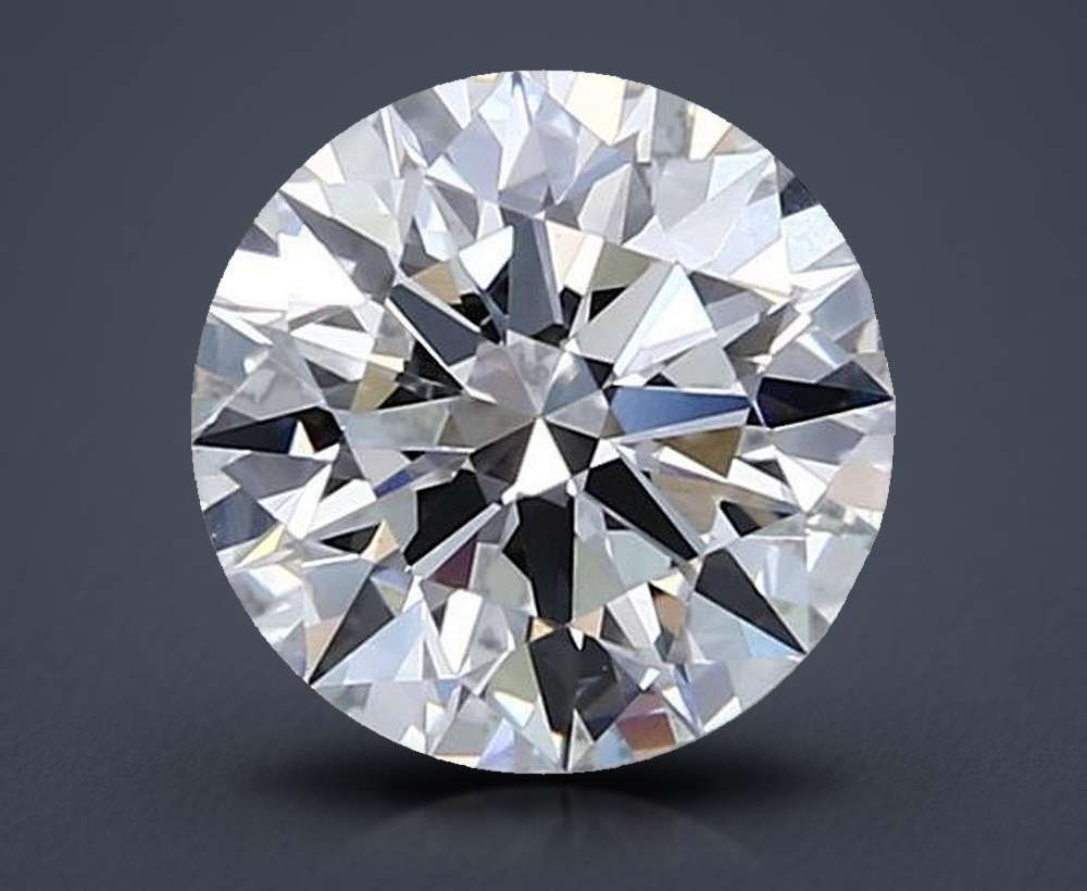 1.55ct E VVS2 Rare Carat Ideal Cut Round Lab Grown Diamond
