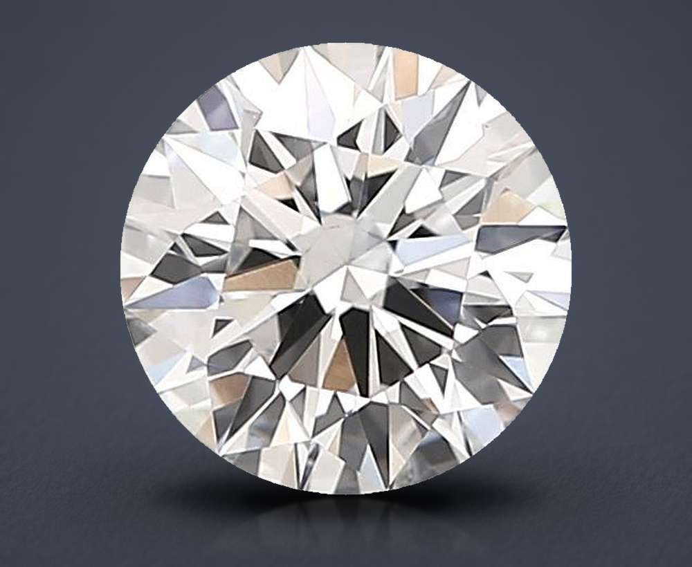1.54ct G VS2 Rare Carat Ideal Cut Round Lab Grown Diamond