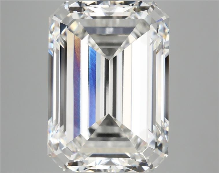 12.02ct F VVS2 Rare Carat Ideal Cut Emerald Lab Grown Diamond