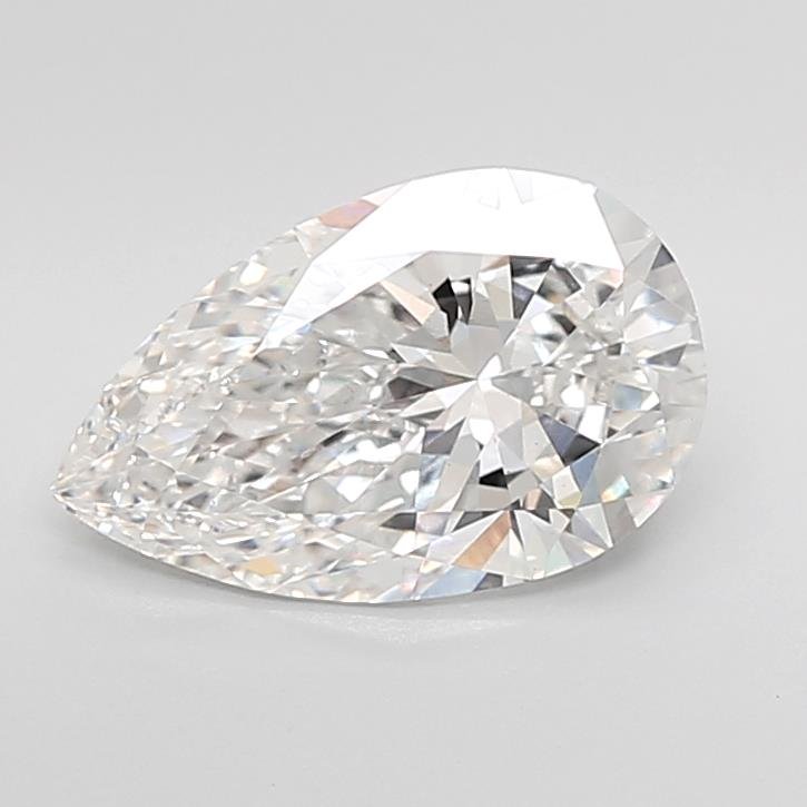 3.02ct E VS1 Very Good Cut Pear Lab Grown Diamond