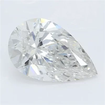 1.58ct G VS1 Rare Carat Ideal Cut Pear Lab Grown Diamond