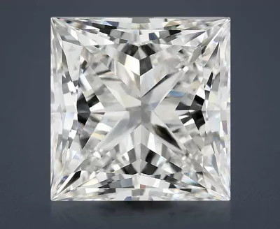12.32ct E VVS2 Rare Carat Ideal Cut Princess Lab Grown Diamond