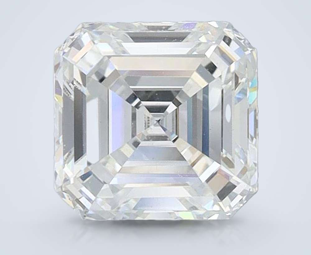 1.38ct F VS1 Rare Carat Ideal Cut Asscher Lab Grown Diamond