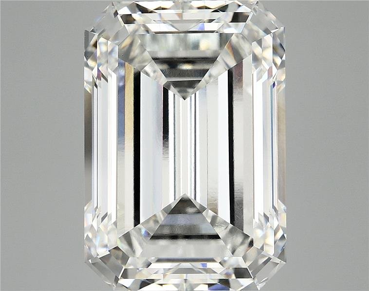 12.00ct F VS1 Rare Carat Ideal Cut Emerald Lab Grown Diamond