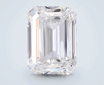 19.27ct G VVS2 Rare Carat Ideal Cut Emerald Lab Grown Diamond