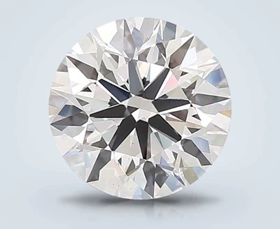5.02ct D VS1 Rare Carat Ideal Cut Round Lab Grown Diamond