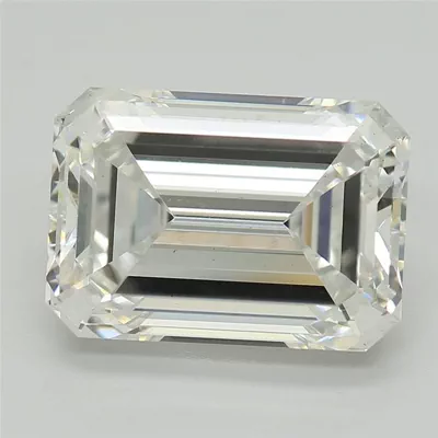 3.09ct F VS1 Excellent Cut Emerald Lab Grown Diamond