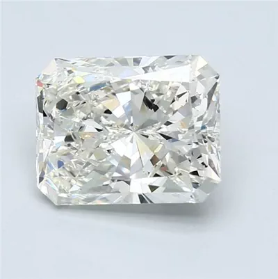3.05ct J SI2 Rare Carat Ideal Cut Radiant Diamond