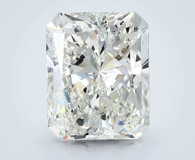 3.05ct J SI2 Rare Carat Ideal Cut Radiant Diamond