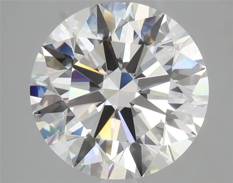 3.53ct F VVS2 Rare Carat Ideal Cut Round Diamond
