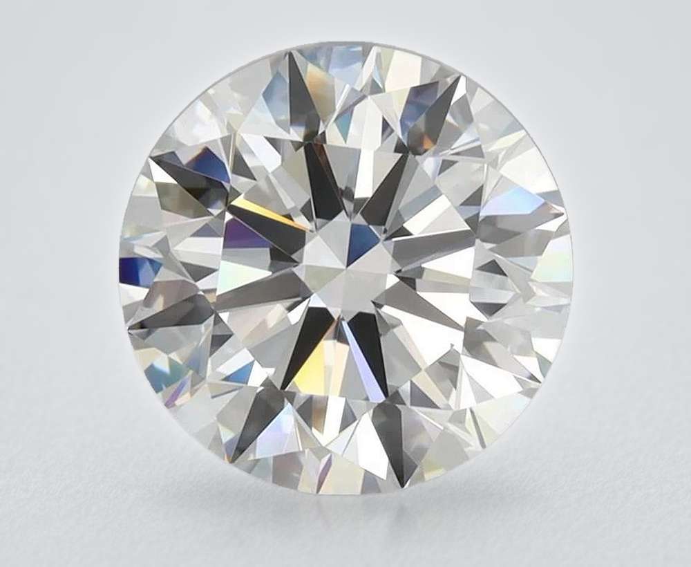 3.53ct F VVS2 Rare Carat Ideal Cut Round Diamond