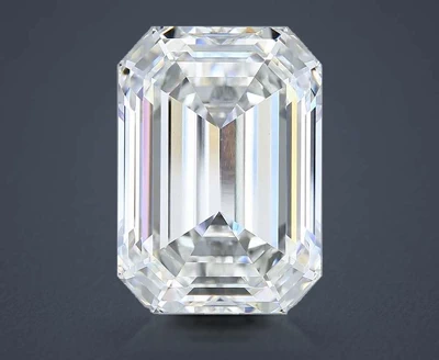 15.01ct G VS1 Rare Carat Ideal Cut Emerald Lab Grown Diamond