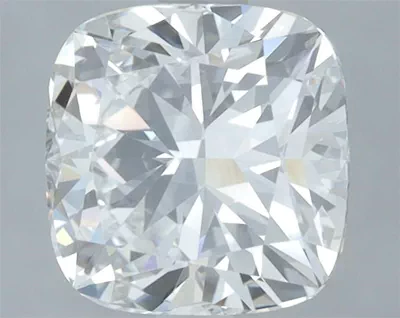 3.07ct F VVS2 Rare Carat Ideal Cut Cushion Lab Grown Diamond