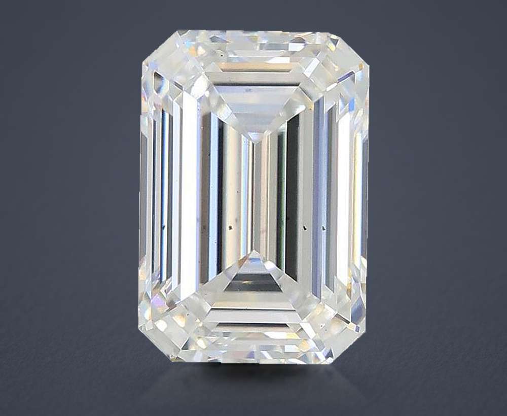2.01ct E VS2 Rare Carat Ideal Cut Emerald Lab Grown Diamond